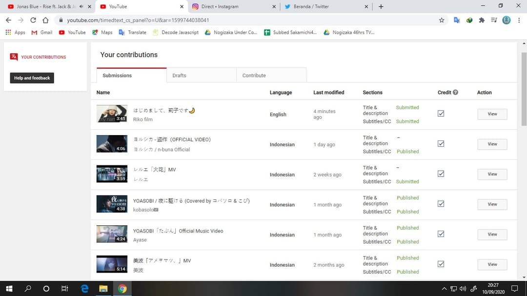 Youtube Translations